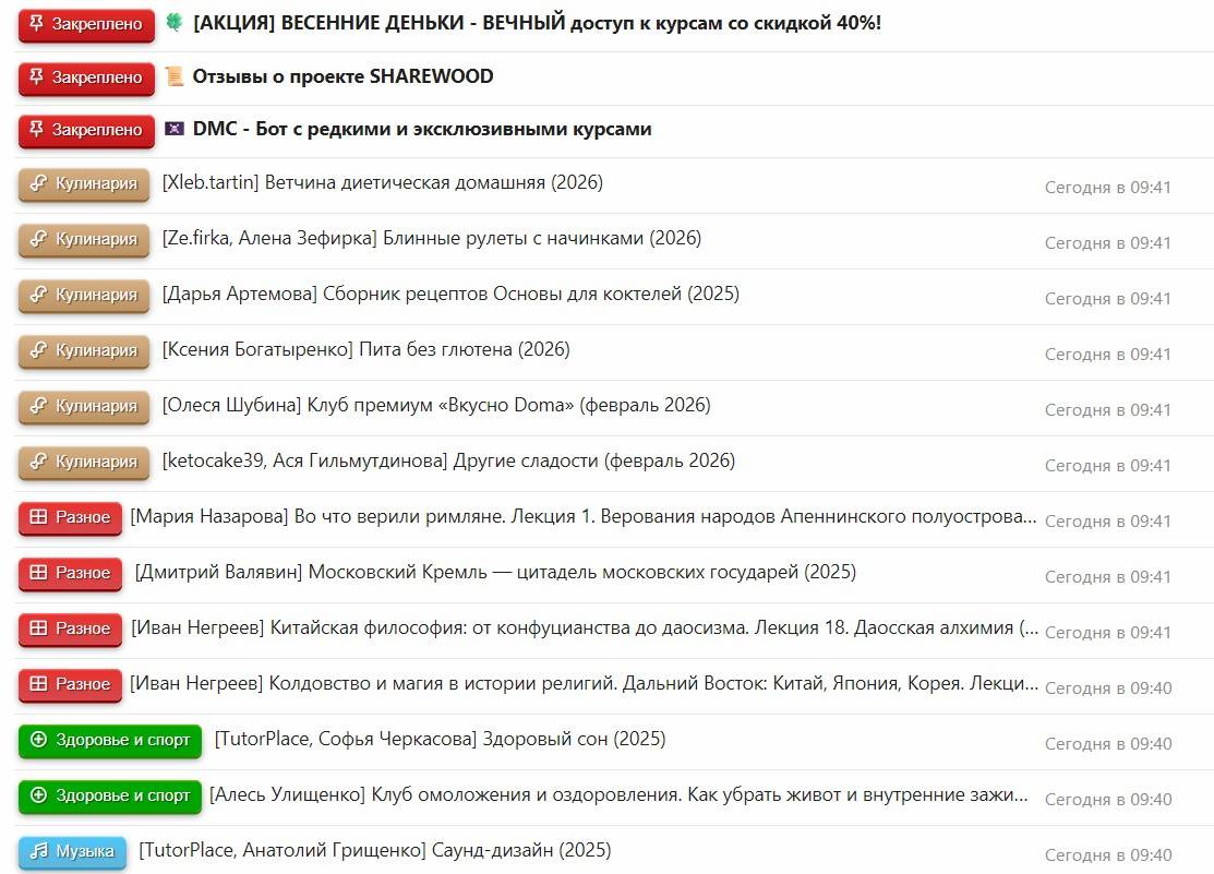 Подписка в Шервуд